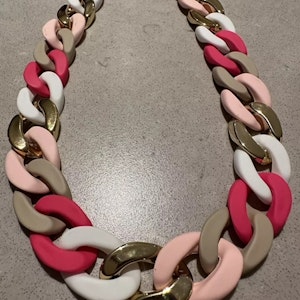 Rosa Mix Odahl - Ljust & Trendigt Halsband 48cm