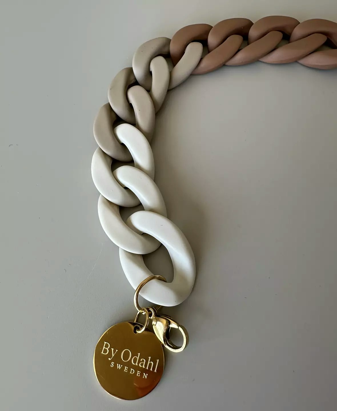 Armband by odahl beige brun nougat