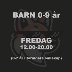 Barn 0-9 år Fredag