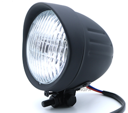 Chopperlampa liten, svart