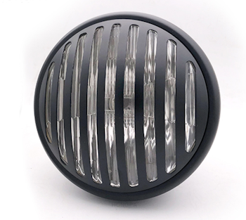 7 tums framlampa med grill.