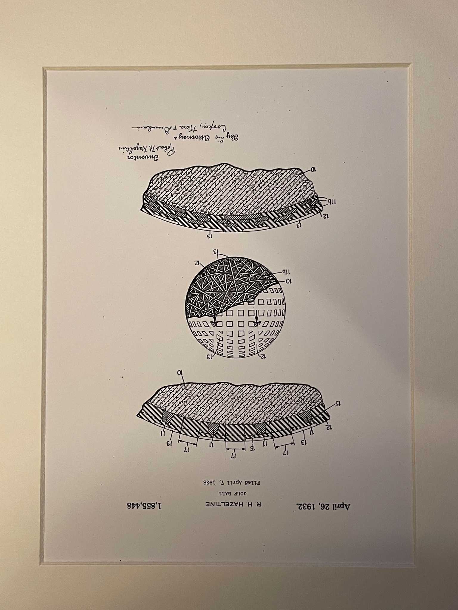 Tavla Patent boll 1932