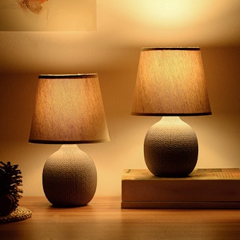 SANDHAMN bordsbelysning - klicka & läs mer! - SET MED TVÅ LAMPOR, ljuskällor ingår & fri frakt!