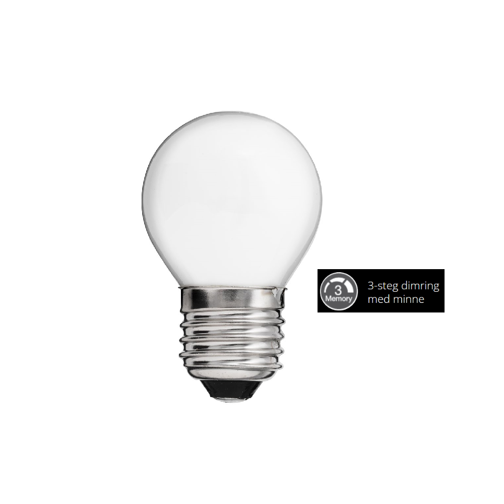 Fremkald Kenya Religiøs 3-steg dimbar LED, styrs med befintlig strömbrytare, E27, 0,4/2,5/5W -  Designtrend