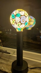 Dimbar LED designljuskälla 125 mm med livfullt mönster, klicka & läs mer