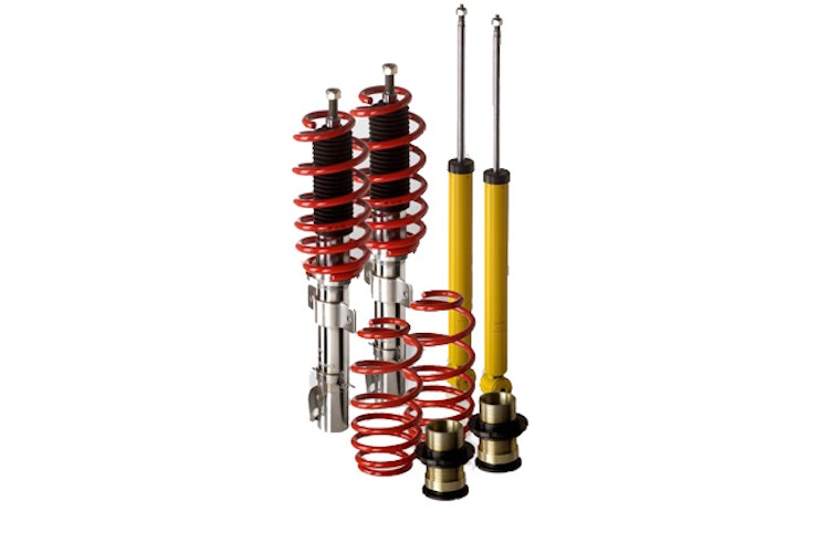 Coilovers För Audi A1 (8X)/ Seat Ibiza III+IV (6L/6J)/ Skoda Fabia I-III (5J)/ VW Fox (5Z), Polo 9N, Polo 6R