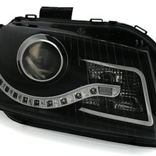 Devileyes DRL Svart Audi A3 8P