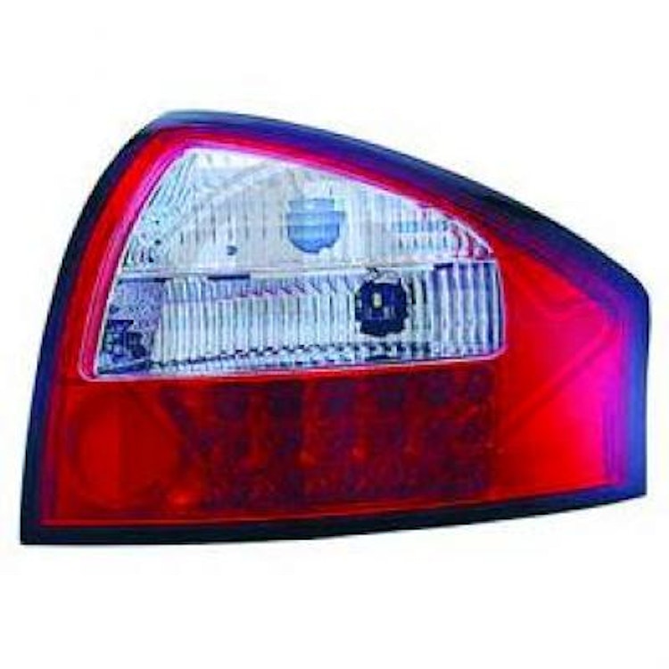 LED baklysen Röd/Vit Audi A6 4B Sedan