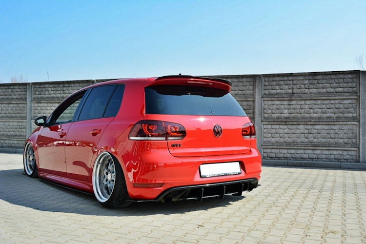 VW GOLF VI GTI / 35TH Bakre diffuser & Bakre sido splitters