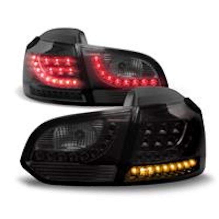 Bakljus LED klarglas svart Golf 6 Sedan 08-