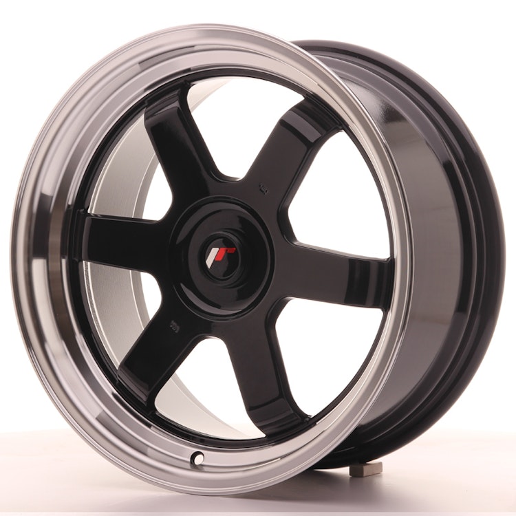 Japan Racing JR12 17x8 ET35 Blank Gloss Black