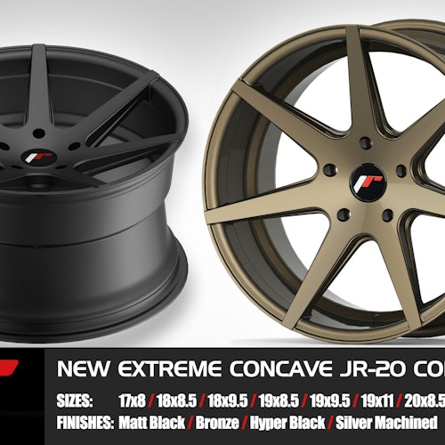 Japan Racing JR20 19x8,5 ET35-40 Blank Silver Mac