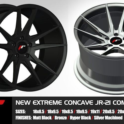 Japan Racing JR21 18x8,5 ET40 5x112 Silver Mach