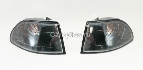 Blinkers fram klarglas svart Honda Civic 92-95