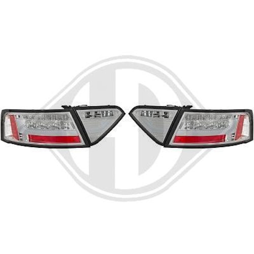 Klarglas LED baklyktor Audi A5 07-12