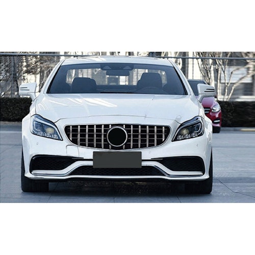 Svart kromad grill Mercedes CLS 63 AMG W218 facelift