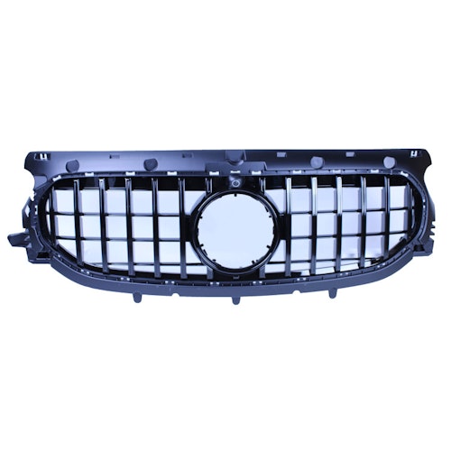 Svart grill Mercedes GLA H247 2020 frontkamera