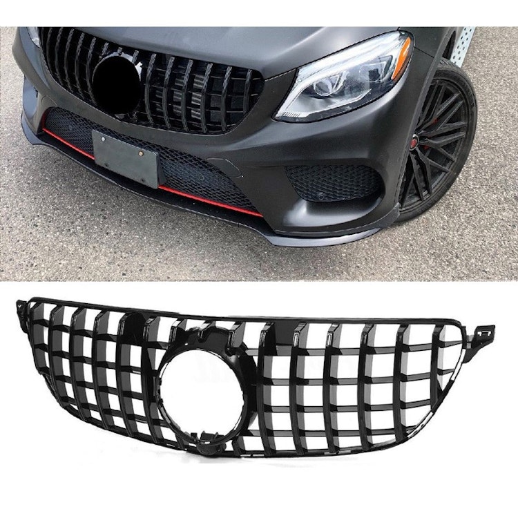 Svart grill Mercedes GLE COUPE C292 15-18