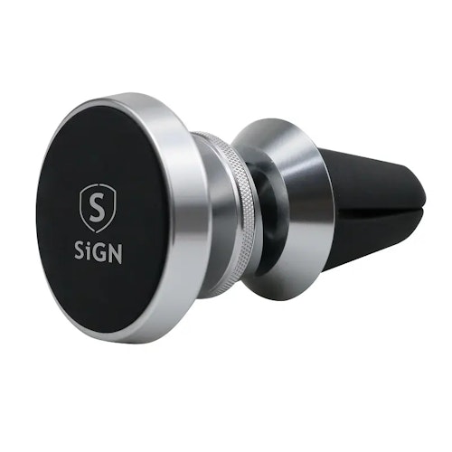 SiGN Magnetisk mobilhållare för bilen - Silver