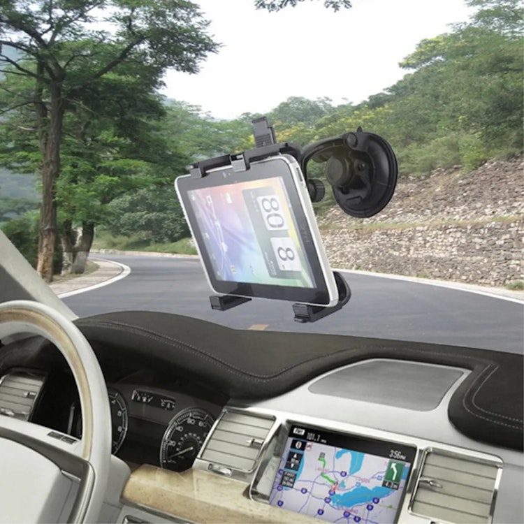 Universell iPad-hållare för bilen med sugpropp