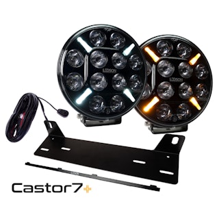 2-pack Castor7+ 60W Extraljuskit