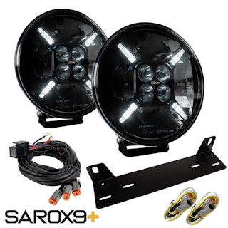 2-pack Sarox9+ 120W Extraljuskit