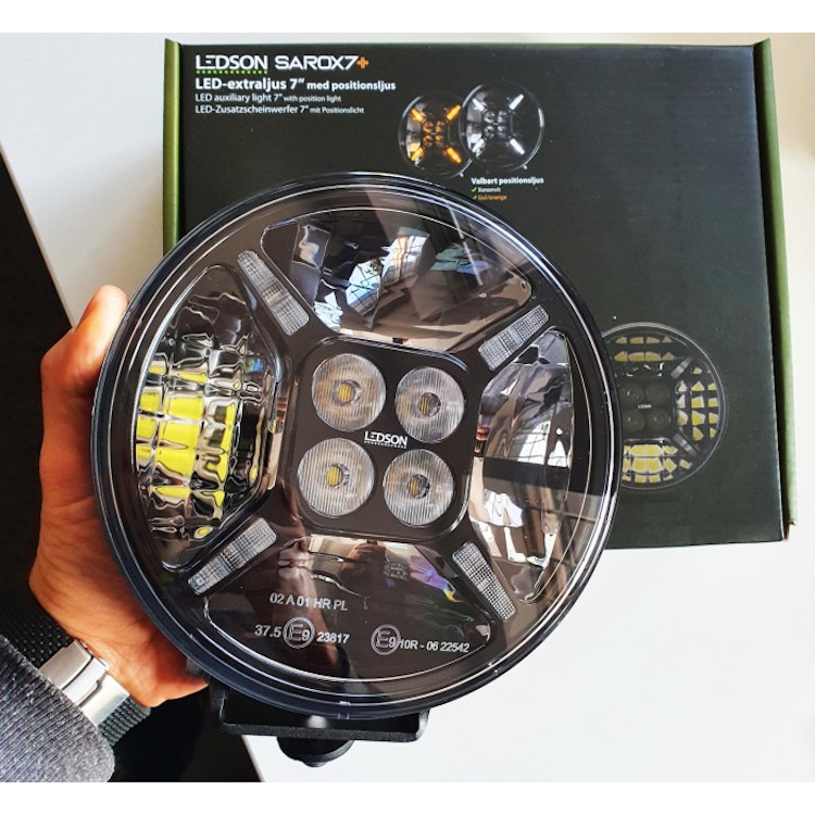 3-pack Sarox7+ 60W LED-extraljuspaket