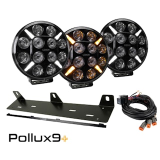 3-pack Pollux 9+ 120W LED-extraljuspaket