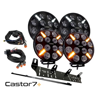 4-pack Castor7+ 60W LED-Extraljuskit