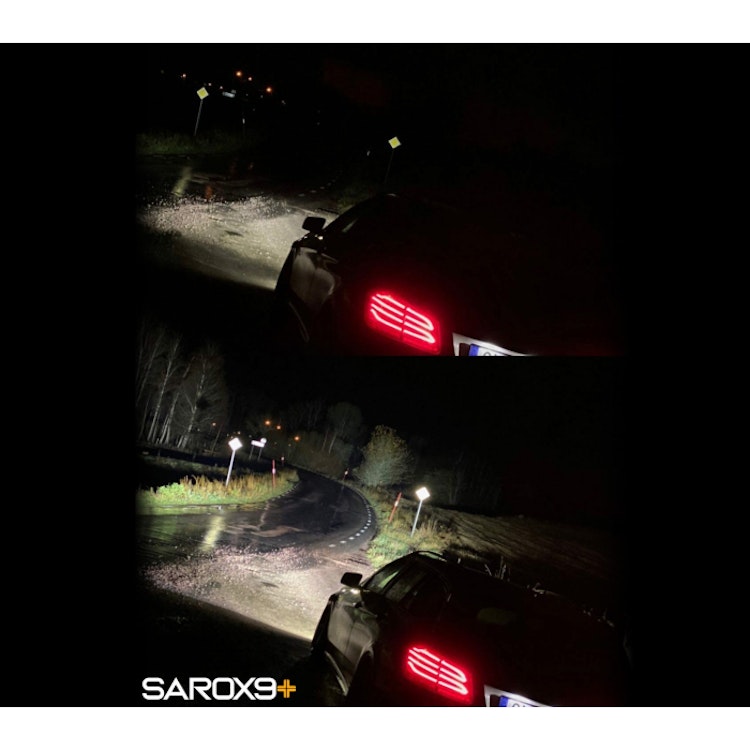 4-pack Sarox9+ 120W LED extraljuspaket