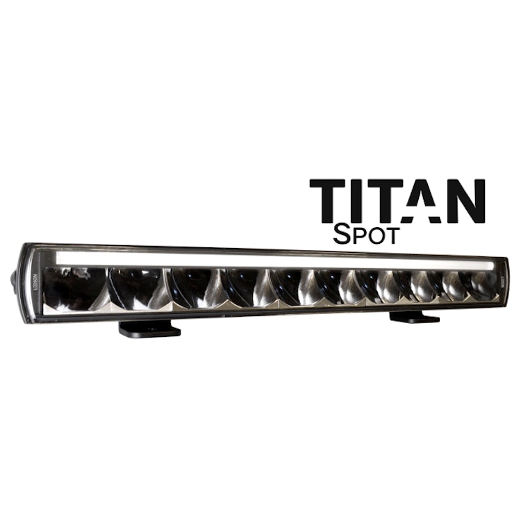 Titan Spot LEDramp 20,5" 100W (Spot Beam, Positionsljus)