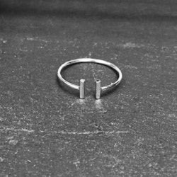 BIPOLAR RING 925 SILVER