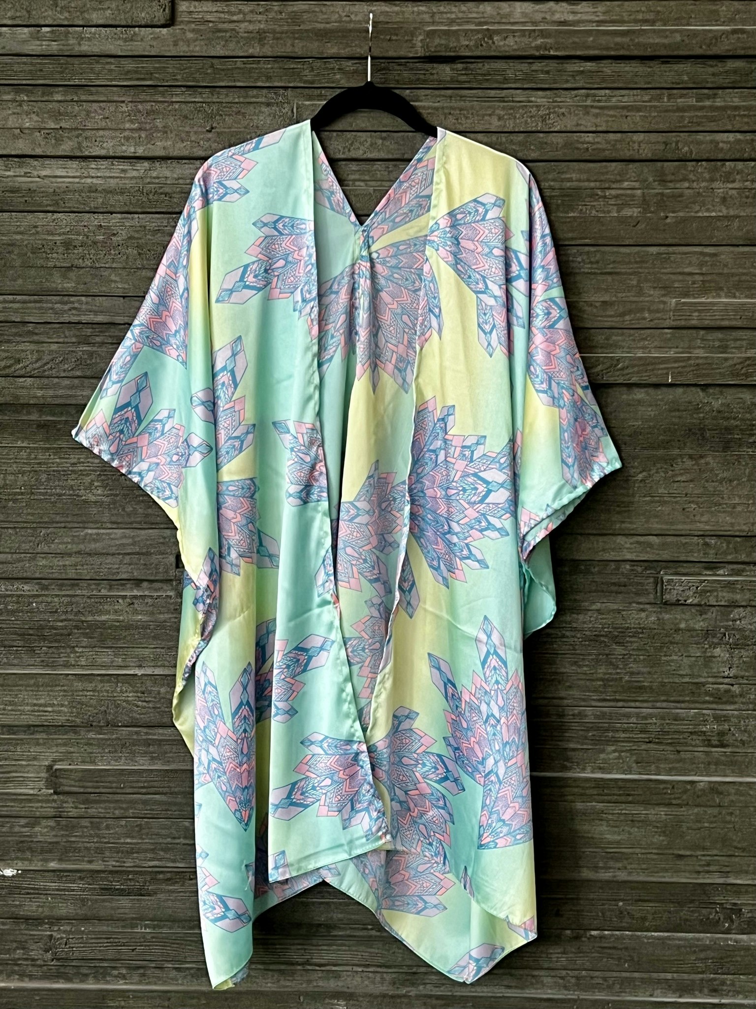 KORT SIDENKIMONO #42