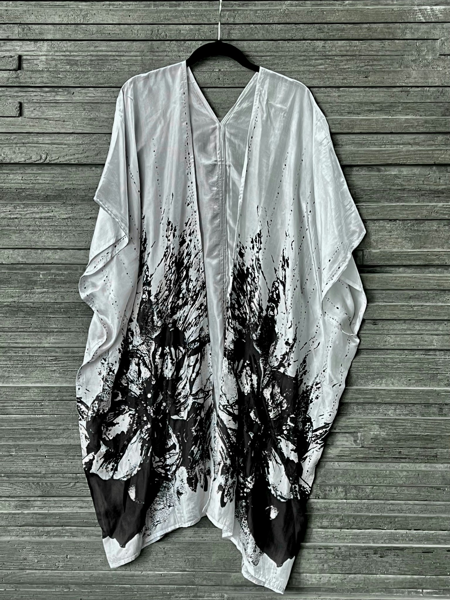 KORT SIDENKIMONO #70