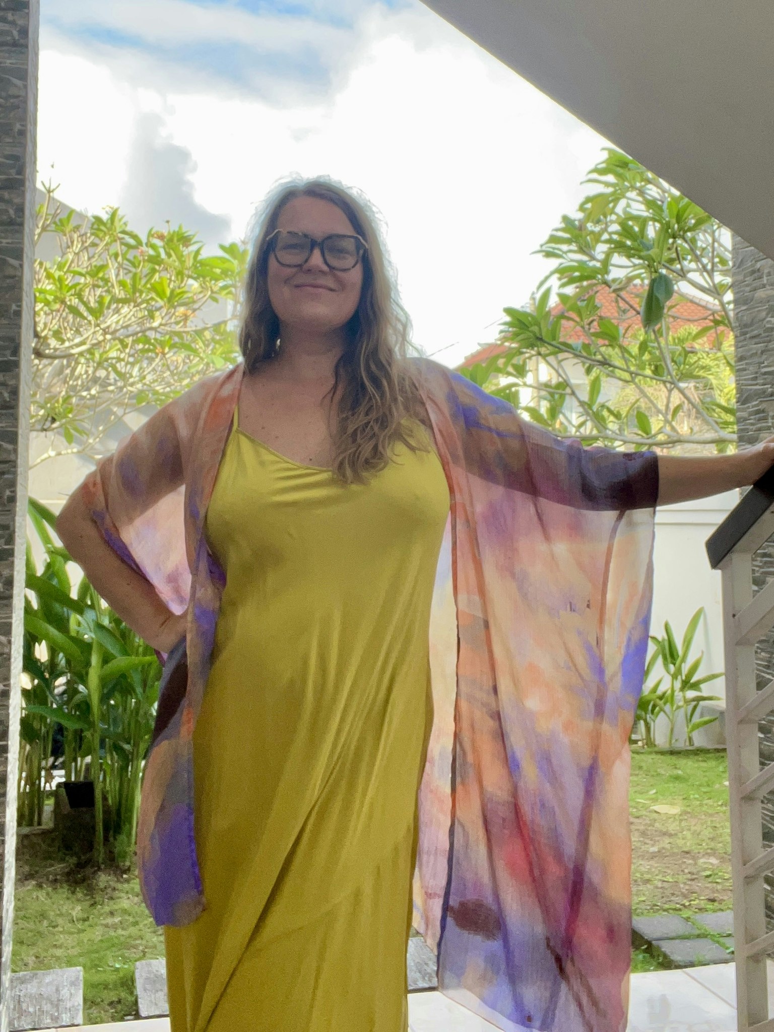 KORT SIDENKIMONO #22