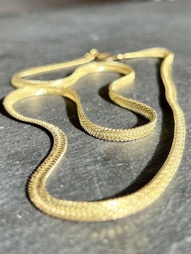 RÄVSVANS HALSBAND MÄSSING