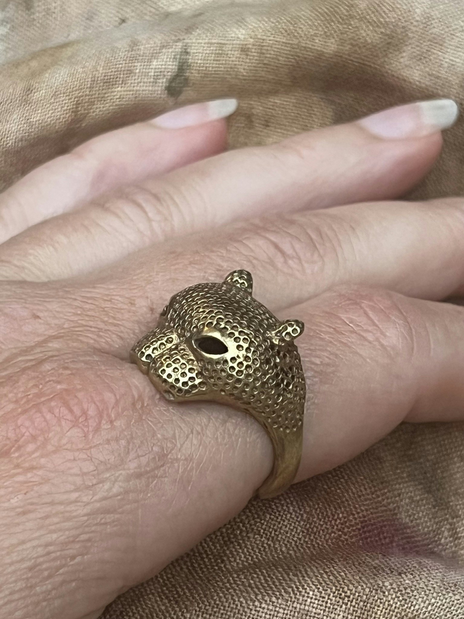 GAP RING I MÄSSING