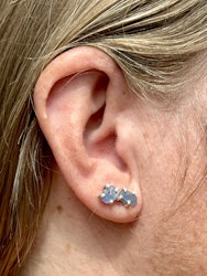 SAFIR CLAWSTUDS I 925 SILVER