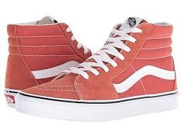 Vans Sk8-Hi sko - Hot Sauce/True White