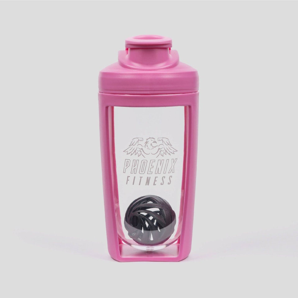 Phoenix Fitness - Protein Shaker Pink