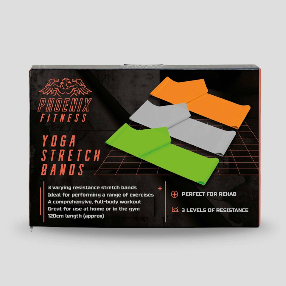 3 Pack Yoga Stretch Resistance Bands