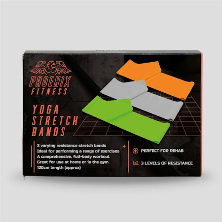3 Pack Yoga Stretch Resistance Bands