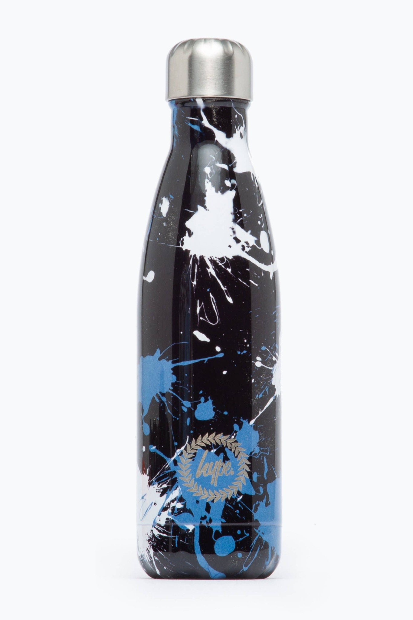 Hype Black Splatter Water Bottle