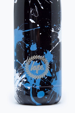 Hype  Water Bottle - Black Splatter