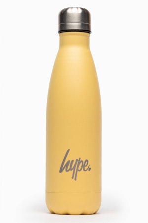 Hype Pastel Yellow Powder Coated Bottle - 500ML
