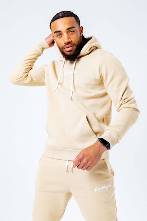 Hype - Tracksuit SET - Hoodie + Pants - Light Beige