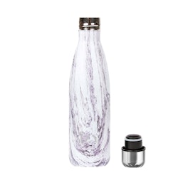 IZY Insulated Bottle - Marbel White  - 500ML