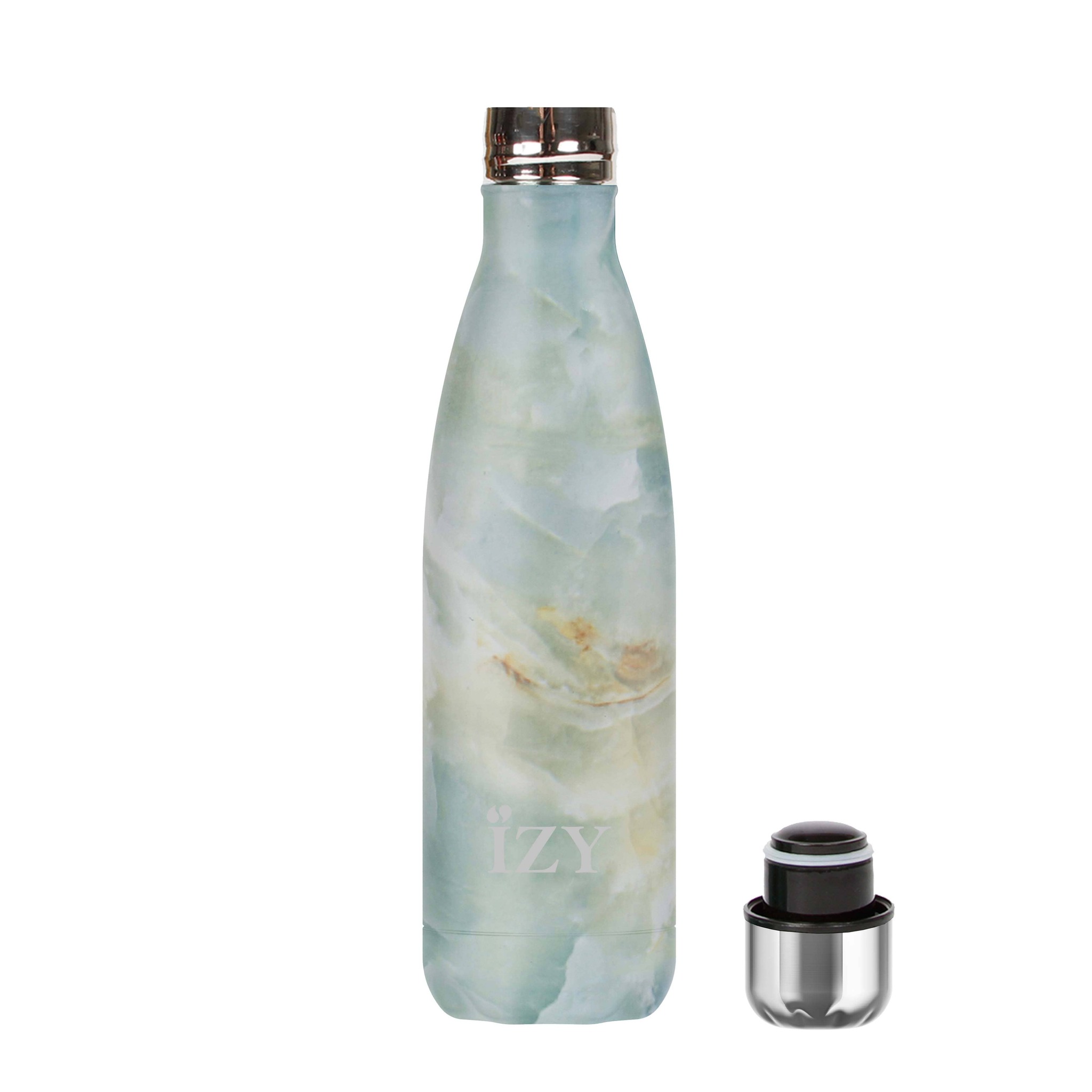 IZY Insulated Bottle - Marbel Green  - 500ML