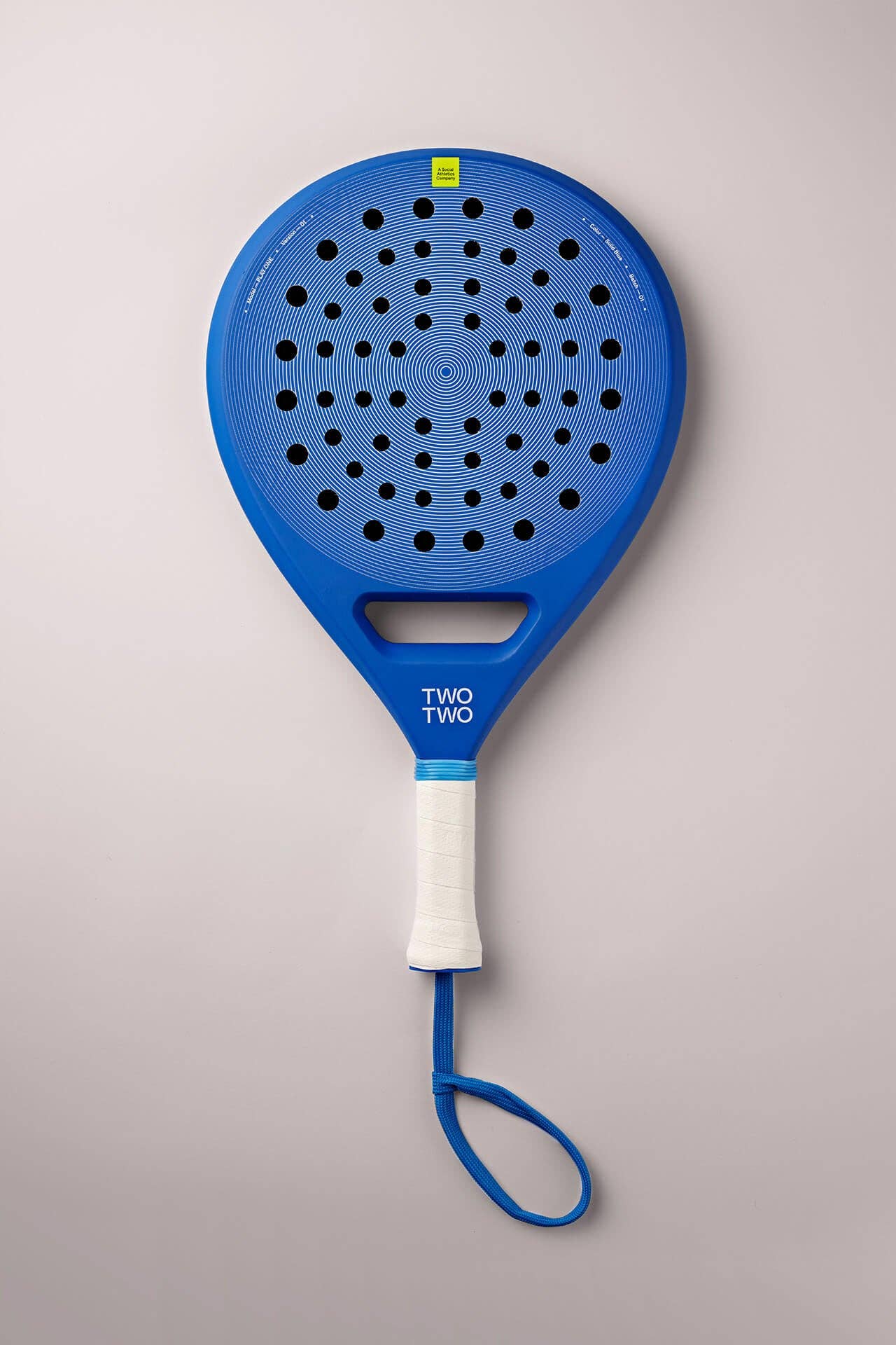 Two Two Padel Racket - Play One - Solid Blue