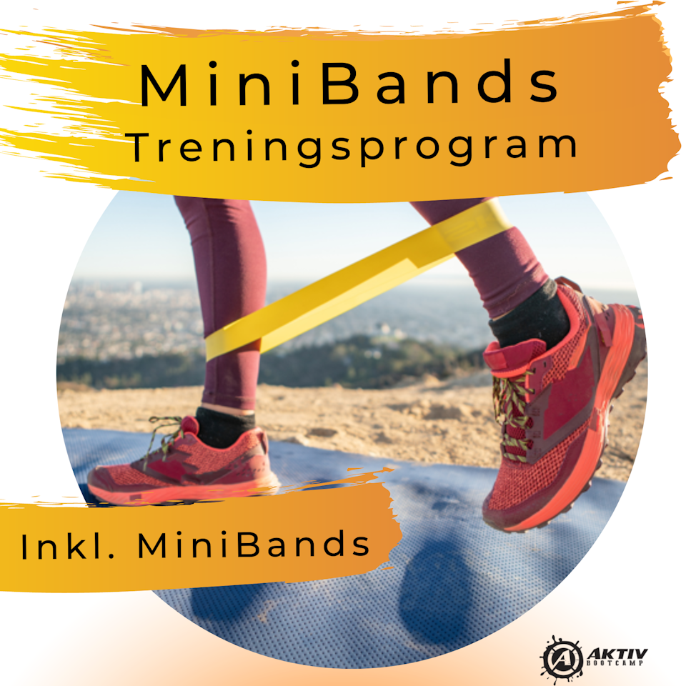MiniBands Treningsprogram - inkl 3pk MiniBands